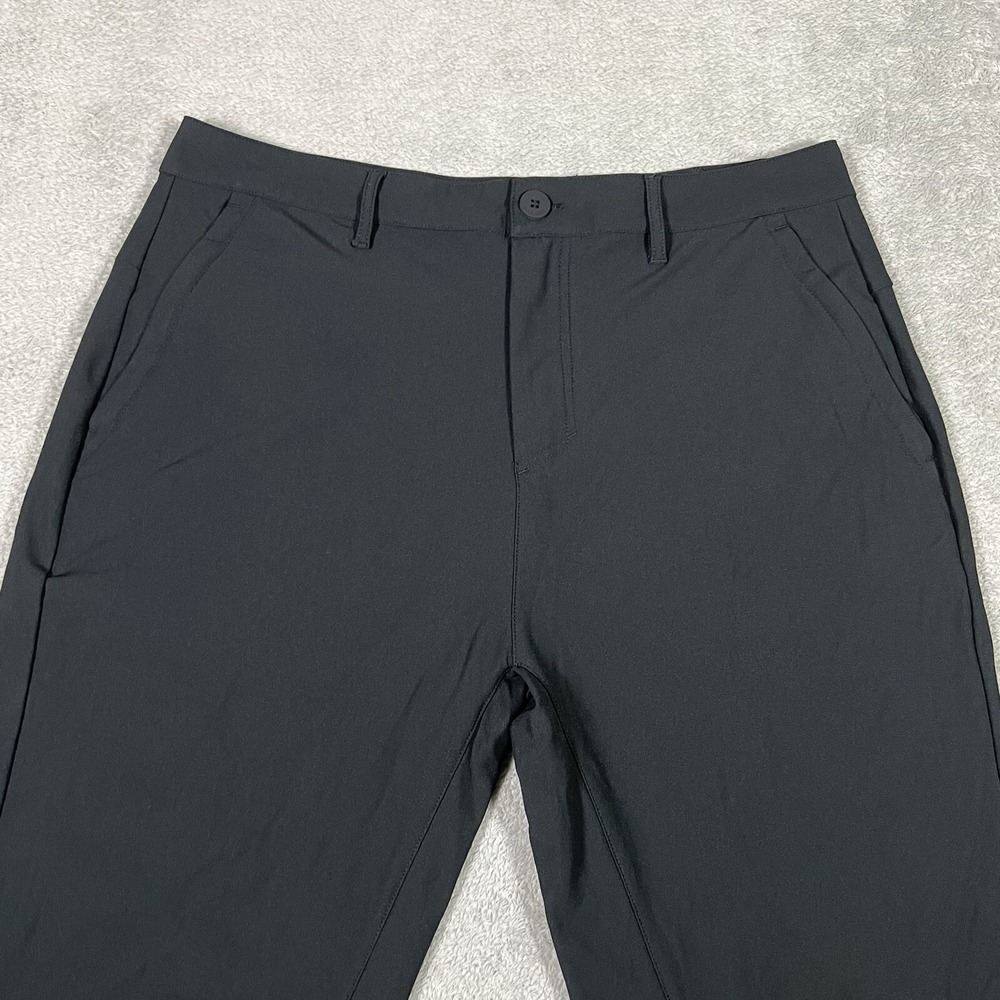 Legends Aviation Pants Mens 34 Black Athleisure Stretch Activewear Chino Golf - Picture 2 of 12